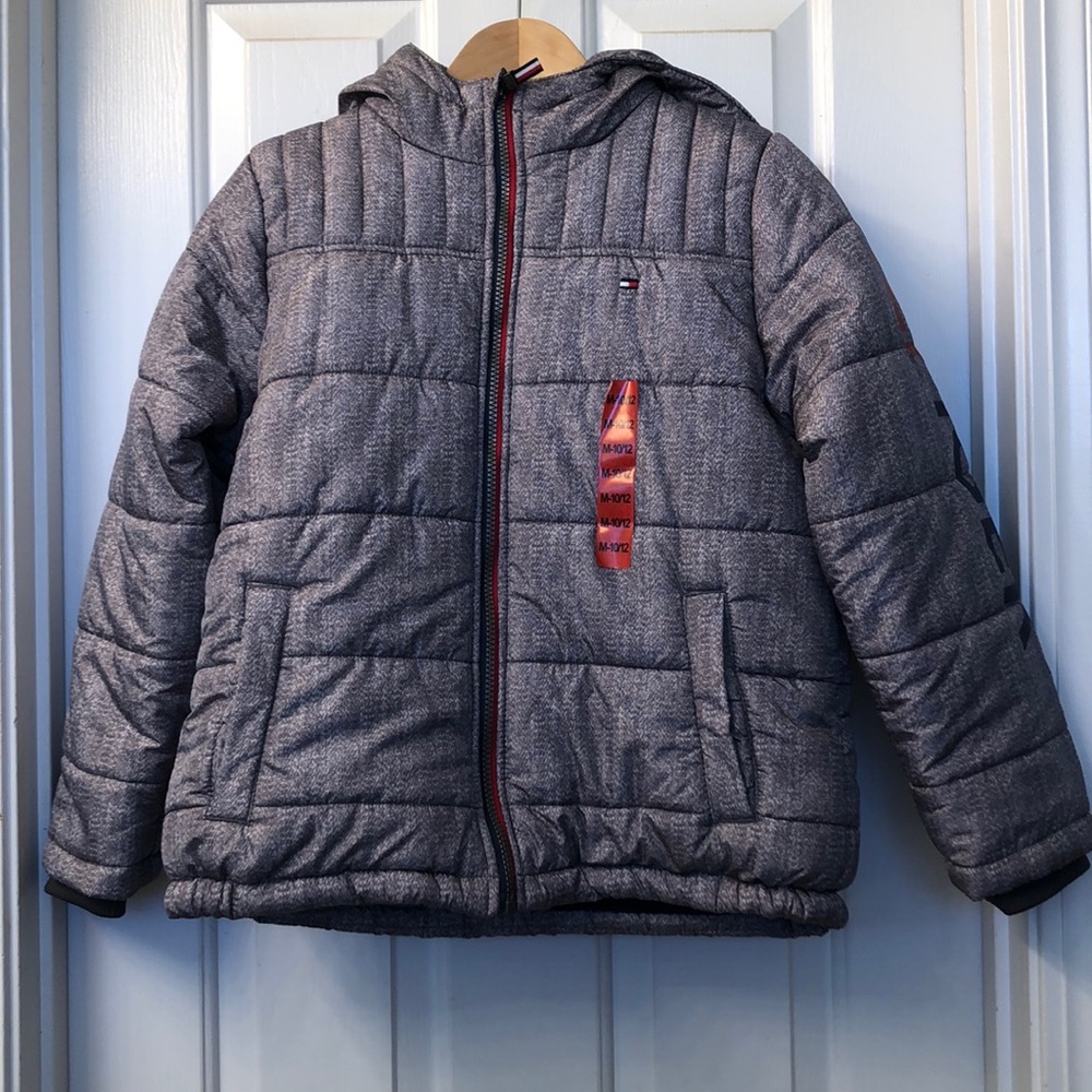 Tommy Hilfiger Gray Puff Jacket